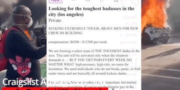 Craigslist Ad Pays $12,500 For ‘Tough Bad A**’es” In Loss Angeles